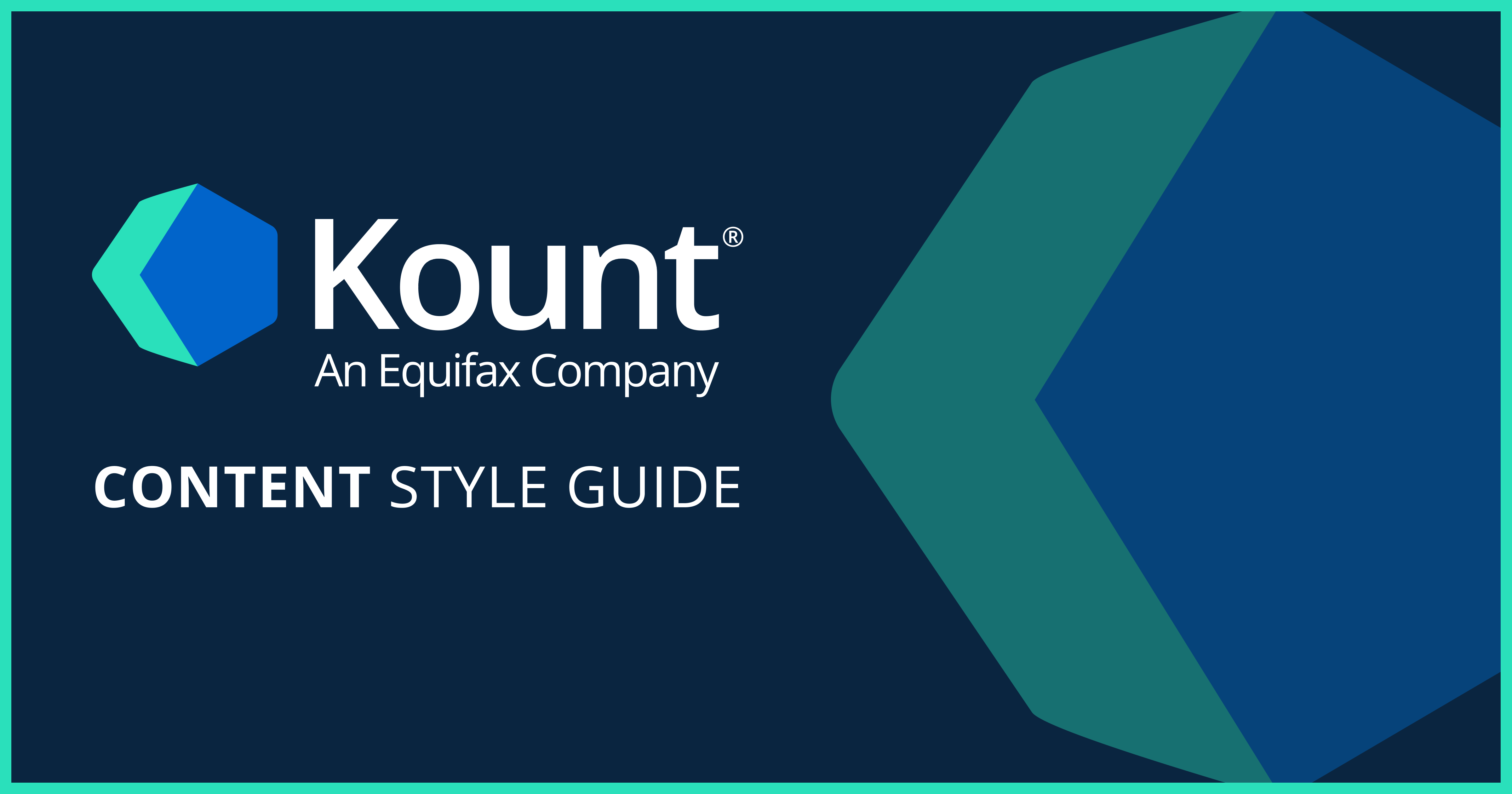 Content Style Guide Kount